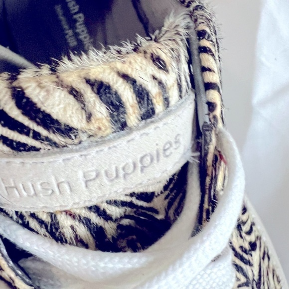 Hush puppy bounce plus animal printed hair,  calf design sneakers size 9 NEW - Picture 6 of 9